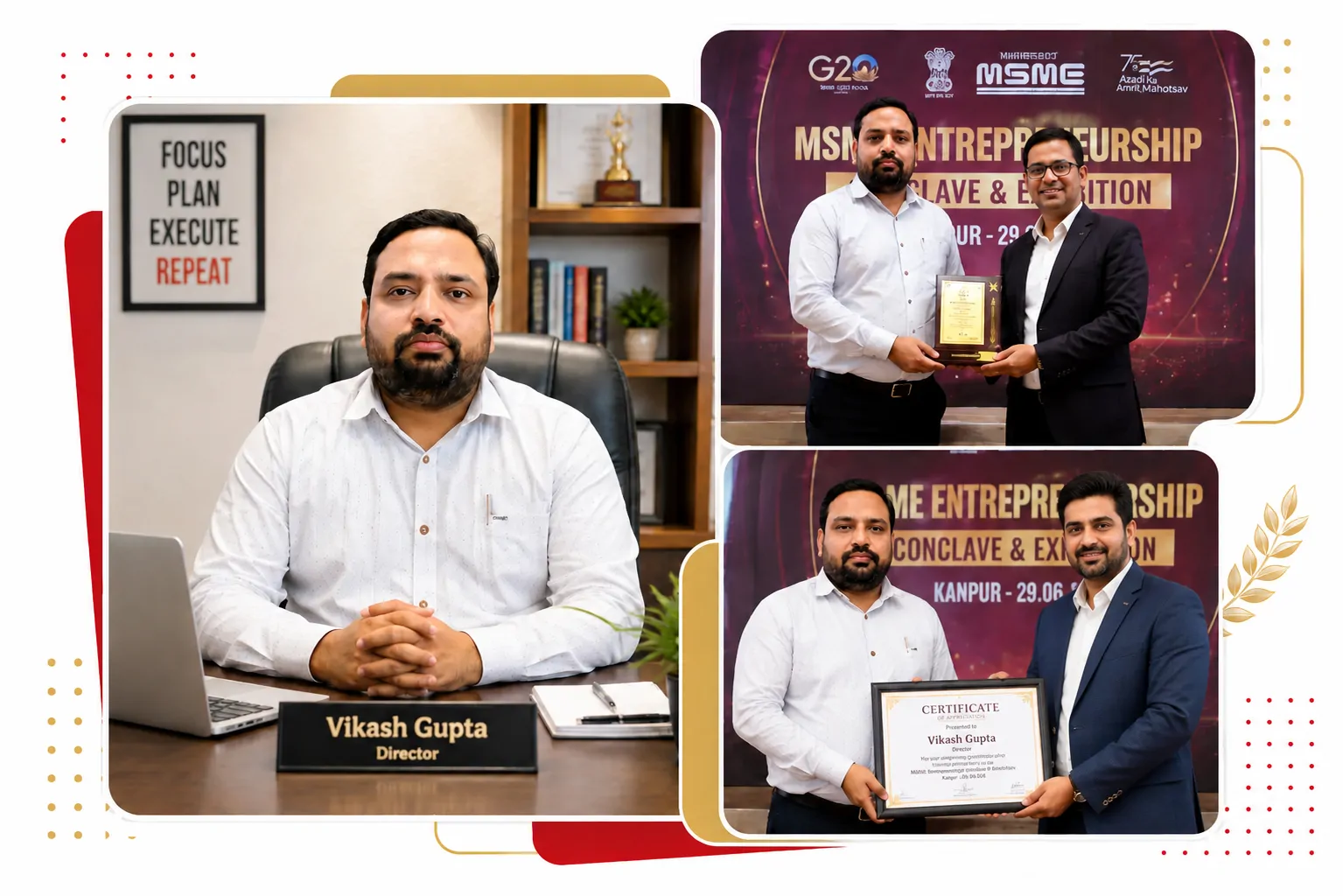 Mr. Vikash Gupta. Director of SHREEYOG Tradelinks